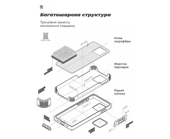 Чехол для мобильного телефона Armorstandart ICON Case Motorola G84 5G Black (ARM70879), изображение 6