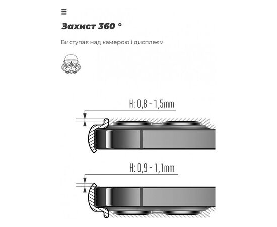 Чехол для мобильного телефона Armorstandart ICON Case Xiaomi 14 Pro Black (ARM73058), изображение 5 Чехол для мобильного телефона Armorstandart ICON Case Xiaomi 14 Pro Black (ARM73058), изображение 5