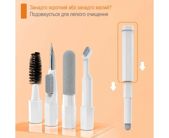 Универсальный чистящий набор XoKo Multifinctional Cleaning set 20 in 1 (XK-CS1000), изображение 4 Универсальный чистящий набор XoKo Multifinctional Cleaning set 20 in 1 (XK-CS1000), изображение 4