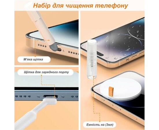 Универсальный чистящий набор XoKo Multifinctional Cleaning set 20 in 1 (XK-CS1000), изображение 6 Универсальный чистящий набор XoKo Multifinctional Cleaning set 20 in 1 (XK-CS1000), изображение 6