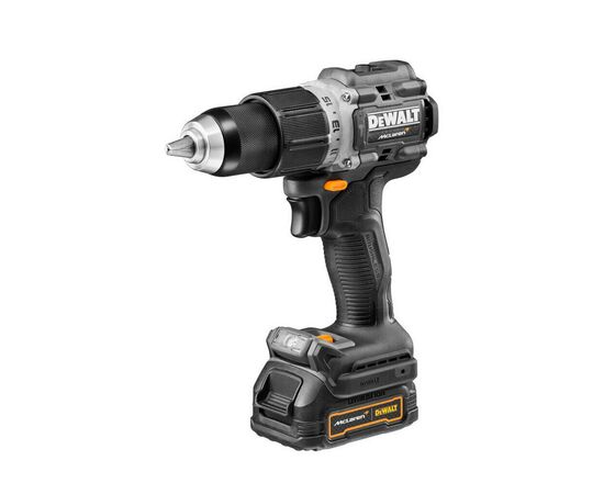 Шуруповерт DeWALT McLaren F1, XR Li-Ion PowerStack 18V GFN блок 2x1.7Ah, 90 Нм, кейс TSTAK (DCD85ME2GT), изображение 2 Шуруповерт DeWALT McLaren F1, XR Li-Ion PowerStack 18V GFN блок 2x1.7Ah, 90 Нм, кейс TSTAK (DCD85ME2GT), изображение 2