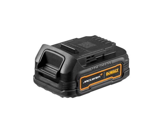 Шуруповерт DeWALT McLaren F1, XR Li-Ion PowerStack 18V GFN блок 2x1.7Ah, 90 Нм, кейс TSTAK (DCD85ME2GT), изображение 5 Шуруповерт DeWALT McLaren F1, XR Li-Ion PowerStack 18V GFN блок 2x1.7Ah, 90 Нм, кейс TSTAK (DCD85ME2GT), изображение 5