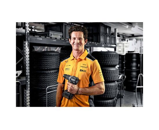 Шуруповерт DeWALT McLaren F1, XR Li-Ion PowerStack 18V GFN блок 2x1.7Ah, 90 Нм, кейс TSTAK (DCD85ME2GT), изображение 7 Шуруповерт DeWALT McLaren F1, XR Li-Ion PowerStack 18V GFN блок 2x1.7Ah, 90 Нм, кейс TSTAK (DCD85ME2GT), изображение 7