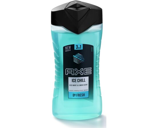 Гель для душа AXE Ice Chill 250 мл (8717163648681), изображение 3 Гель для душа AXE Ice Chill 250 мл (8717163648681), изображение 3