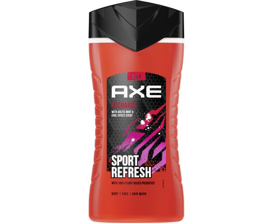 Гель для душа AXE Recharge Sport Refresh 250 мл (8720181123948)