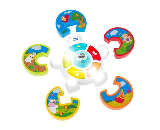Развивающая игрушка Chicco сортер Угадай животное (10602.00), изображение 2 Развивающая игрушка Chicco сортер Угадай животное (10602.00), изображение 2
