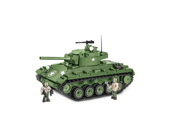 Конструктор Cobi Вторая Мировая Война Танк M24 Чаффи, 590 деталей (COBI-2543), изображение 2