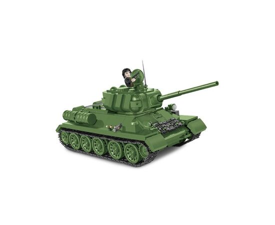 Конструктор Cobi Вторая Мировая Война Танк Т-34/85, 668 деталей (COBI-2542), изображение 2 Конструктор Cobi Вторая Мировая Война Танк Т-34/85, 668 деталей (COBI-2542), изображение 2