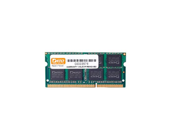 Модуль памяти для ноутбука SoDIMM DDR3 4GB 1600 MHz Dato (DT4G3DSDLD16)