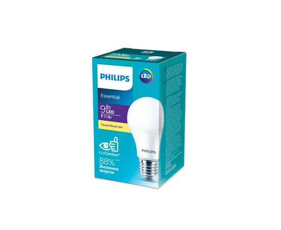 Лампочка Philips ESS LEDBulb 9W 900lm E27 830 1CT / 12 RCA (929002299287), изображение 2 Лампочка Philips ESS LEDBulb 9W 900lm E27 830 1CT / 12 RCA (929002299287), изображение 2