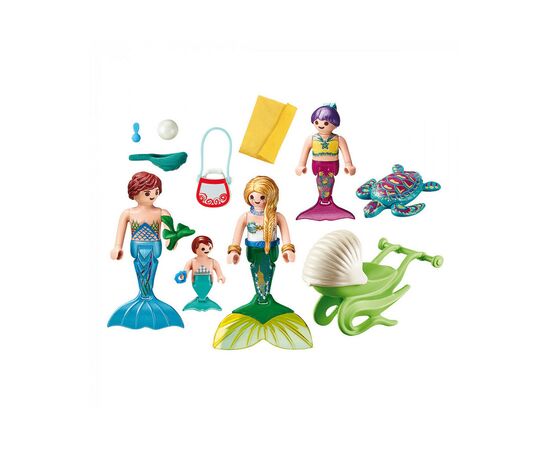 Конструктор Playmobil Семья с коляской-ракушкой (6336492), изображение 2 Конструктор Playmobil Семья с коляской-ракушкой (6336492), изображение 2