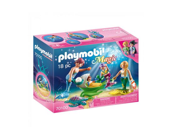 Конструктор Playmobil Семья с коляской-ракушкой (6336492)