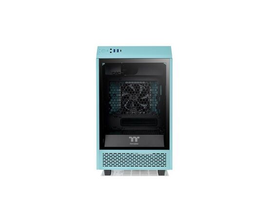 Корпус ThermalTake The Tower 100 Turquoise Window (CA-1R3-00SBWN-00), изображение 2 Корпус ThermalTake The Tower 100 Turquoise Window (CA-1R3-00SBWN-00), изображение 2