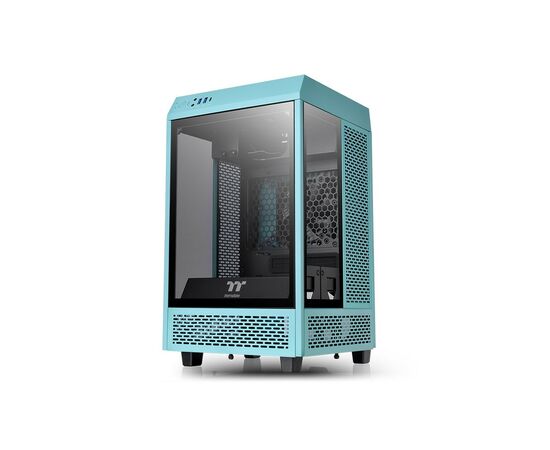 Корпус ThermalTake The Tower 100 Turquoise Window (CA-1R3-00SBWN-00), изображение 5 Корпус ThermalTake The Tower 100 Turquoise Window (CA-1R3-00SBWN-00), изображение 5