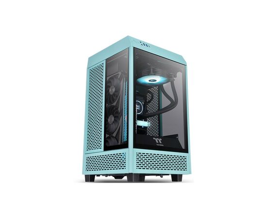 Корпус ThermalTake The Tower 100 Turquoise Window (CA-1R3-00SBWN-00)