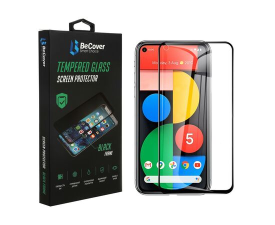 Стекло защитное BeCover Google Pixel 5a 5G Black (706893)