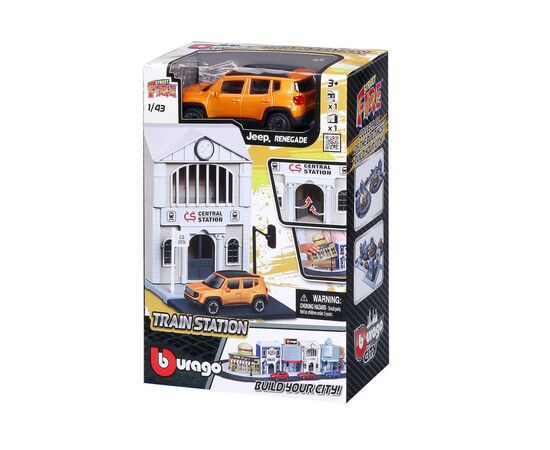 Ігровий набір Bburago серії City - Залізнична станція (18-31505), зображення 2 Ігровий набір Bburago серії City - Залізнична станція (18-31505), зображення 2