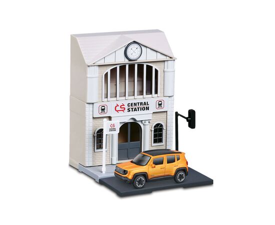 Игровой набор Bburago серии City - Железнодорожная станция (18-31505)