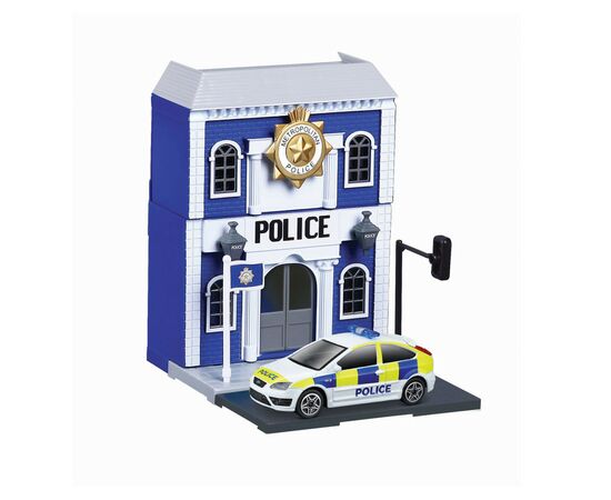 Игровой набор Bburago серии City - Полицейский участок (18-31502)