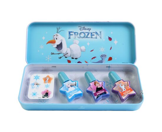 Детская косметика Markwins Frozen: Набор лаков для ногтей Adventure в металлическом фут (1580362E)