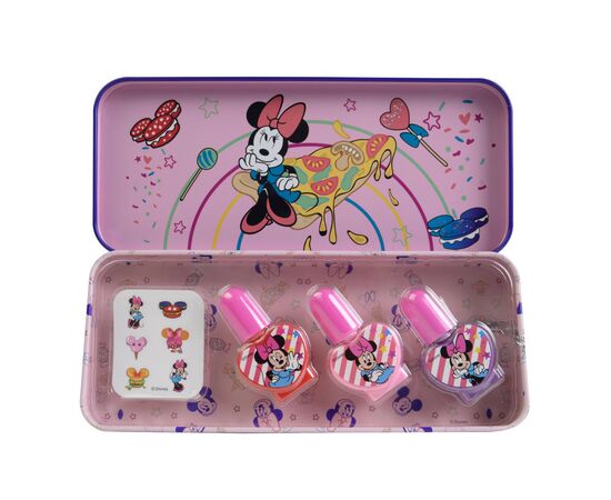 Детская косметика Markwins Minnie: Набор лаков для ногтей Cosmic Candy в металлическом (1580381E)