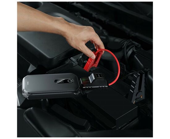 Батарея универсальная Baseus 12000mAh Super Energy Pro Car Jump Starter Black (CRJS03-01), изображение 8 Батарея универсальная Baseus 12000mAh Super Energy Pro Car Jump Starter Black (CRJS03-01), изображение 8