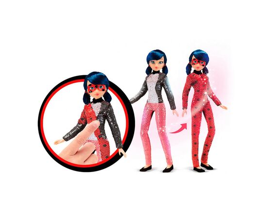 Кукла Miraculous Модное превращение Маринетта в Леди Баг (50375), изображение 4 Кукла Miraculous Модное превращение Маринетта в Леди Баг (50375), изображение 4