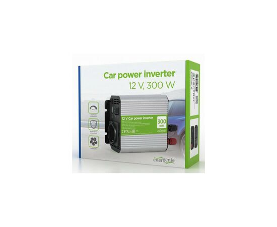 Автомобильный инвертор EnerGenie 12V/220V 300 Вт (EG-PWC300-01), изображение 4 Автомобильный инвертор EnerGenie 12V/220V 300 Вт (EG-PWC300-01), изображение 4