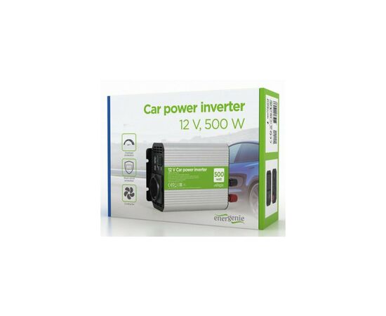 Автомобильный инвертор EnerGenie 12V/220V 500 Вт (EG-PWC500-01), изображение 4 Автомобильный инвертор EnerGenie 12V/220V 500 Вт (EG-PWC500-01), изображение 4