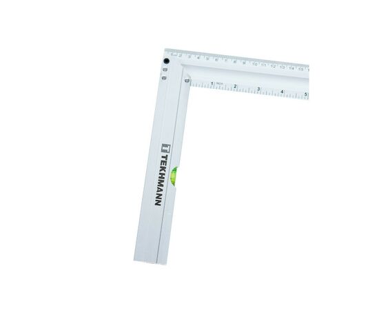 Угольник Tekhmann со встроенным уровнем 450мм (9000450), изображение 2 Угольник Tekhmann со встроенным уровнем 450мм (9000450), изображение 2