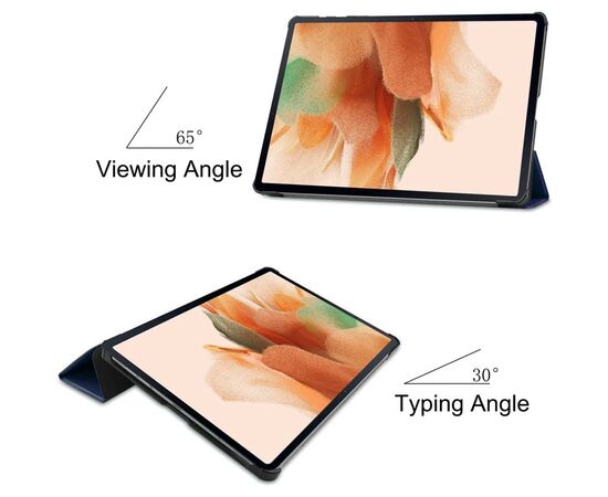 Чехол для планшета BeCover Samsung Galaxy Tab S7 FE 12.4 SM-T730/SM-T735/S8 Plus 5G SM-X800/SM-X806 Gray (706702), изображение 4 Чехол для планшета BeCover Samsung Galaxy Tab S7 FE 12.4 SM-T730/SM-T735/S8 Plus 5G SM-X800/SM-X806 Gray (706702), изображение 4