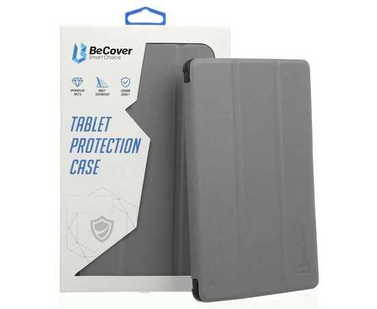 Чехол для планшета BeCover Samsung Galaxy Tab S7 FE 12.4 SM-T730/SM-T735/S8 Plus 5G SM-X800/SM-X806 Gray (706702)