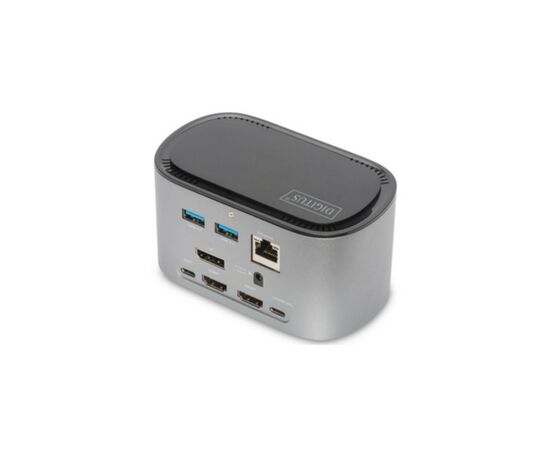 Порт-репликатор Digitus 11-Port USB-C Docking Station with SSD Enclosure (M.2) (DA-70889), изображение 4 Порт-репликатор Digitus 11-Port USB-C Docking Station with SSD Enclosure (M.2) (DA-70889), изображение 4