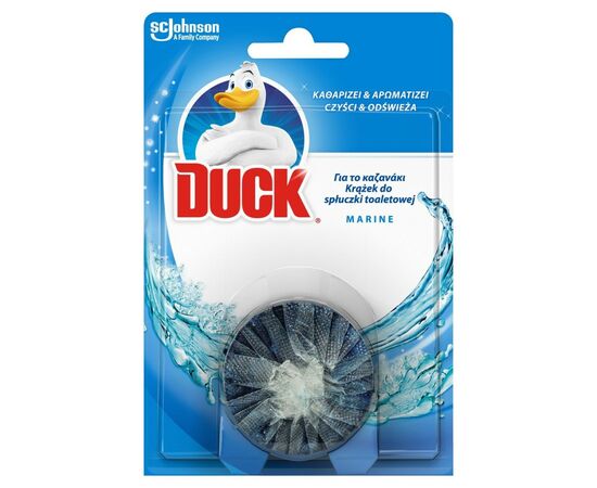 Средство для чистки унитаза Duck Таблетка чистоты для сливного бачка Морской 50 г (5000204004700)