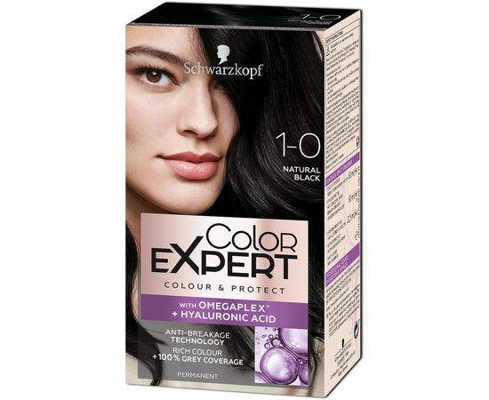 Краска для волос Color Expert 1-0 Глубокий Черный 142.5 мл (5012583205258)