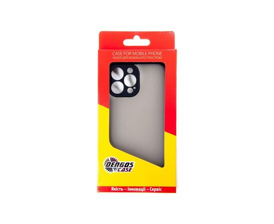 Чехол для мобильного телефона Dengos Matte Bng iPhone 13 Pro Max (black) (DG-TPU-BNG-15), изображение 2 Чехол для мобильного телефона Dengos Matte Bng iPhone 13 Pro Max (black) (DG-TPU-BNG-15), изображение 2