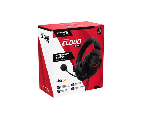 Наушники HyperX Cloud Core 7.1 Black (4P4F2AA), изображение 8 Наушники HyperX Cloud Core 7.1 Black (4P4F2AA), изображение 8