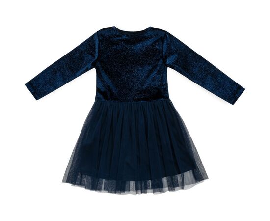 Платье Breeze велюровое с фатиновой юбкой (16968-128G-blue), изображение 2 Платье Breeze велюровое с фатиновой юбкой (16968-128G-blue), изображение 2