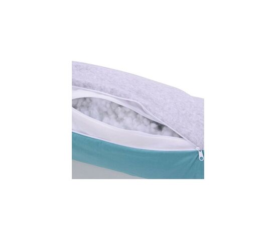 Подушка Верес для кормления "Comfort Long Velour grey-tiffany" 170*52 (302.01.3), изображение 5 Подушка Верес для кормления "Comfort Long Velour grey-tiffany" 170*52 (302.01.3), изображение 5