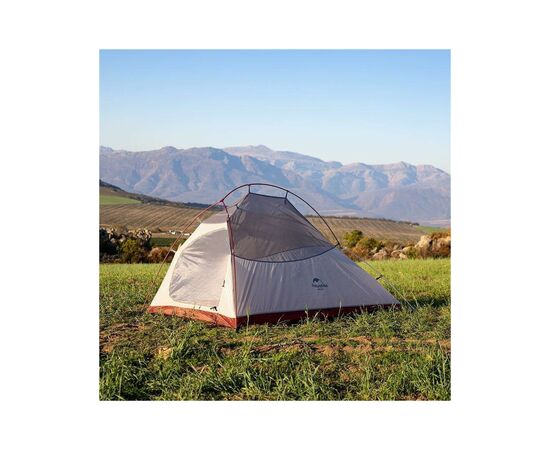 Палатка Naturehike Сloud Up 1 Updated NH18T010-T 20D Grey/Red (6927595730522), изображение 4 Палатка Naturehike Сloud Up 1 Updated NH18T010-T 20D Grey/Red (6927595730522), изображение 4