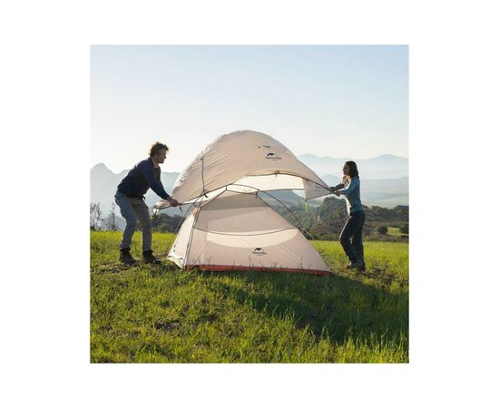 Палатка Naturehike Сloud Up 1 Updated NH18T010-T 20D Grey/Red (6927595730522), изображение 5 Палатка Naturehike Сloud Up 1 Updated NH18T010-T 20D Grey/Red (6927595730522), изображение 5