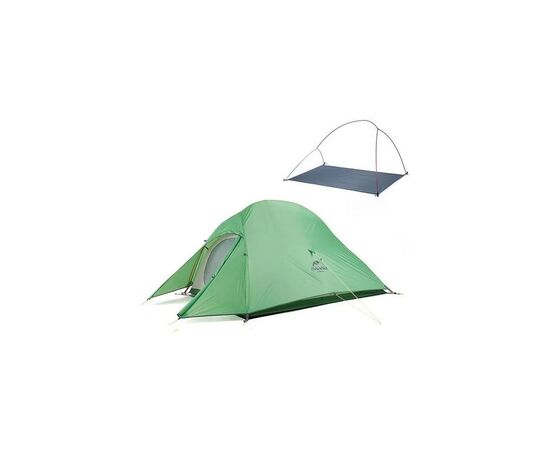 Палатка Naturehike Сloud Up 1 Updated NH18T010-T 210T Green (6927595730539), изображение 3 Палатка Naturehike Сloud Up 1 Updated NH18T010-T 210T Green (6927595730539), изображение 3