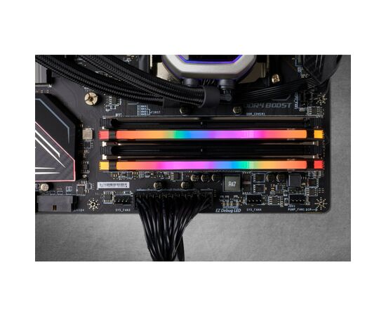 Модуль пам'яті для комп'ютера DDR4 16GB (2x8GB) 3600 MHz Vengeance RGB PRO Corsair (CMW16GX4M2Z3600C18), зображення 5 Модуль пам'яті для комп'ютера DDR4 16GB (2x8GB) 3600 MHz Vengeance RGB PRO Corsair (CMW16GX4M2Z3600C18), зображення 5