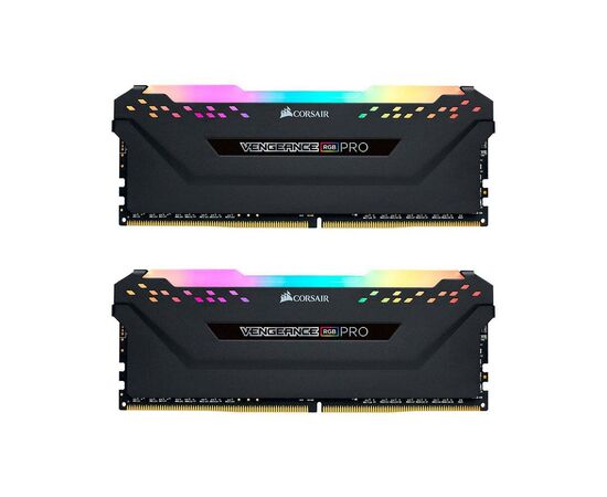 Модуль памяти для компьютера DDR4 16GB (2x8GB) 4000 MHz Vengeance RGB PRO Black Corsair (CMW16GX4M2K4000C19)