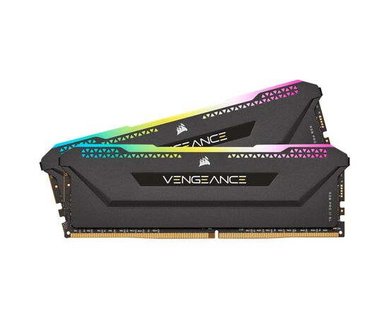 Модуль пам'яті для комп'ютера DDR4 16GB (2x8GB) 3200 MHz Vengeance RGB PRO Black Corsair (CMH16GX4M2E3200C16), зображення 2 Модуль пам'яті для комп'ютера DDR4 16GB (2x8GB) 3200 MHz Vengeance RGB PRO Black Corsair (CMH16GX4M2E3200C16), зображення 2