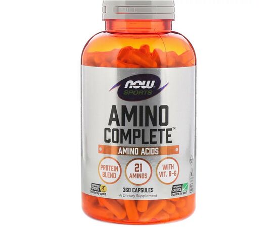 Аминокислота Now Foods Амино Комплекс, Sports, Amino Complete, 360 капсул (NOW-00013)