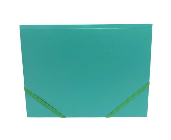 Папка на резинках H-Tone А4, зеленая (FOLD-HT-JJ40941-G), изображение 3 Папка на резинках H-Tone А4, зеленая (FOLD-HT-JJ40941-G), изображение 3