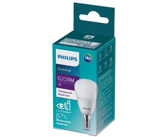 Лампочка Philips ESSLEDLustre 6W 620lm E14 840 P45NDFRRCA (929002971707), изображение 2 Лампочка Philips ESSLEDLustre 6W 620lm E14 840 P45NDFRRCA (929002971707), изображение 2