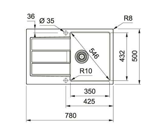 Мойка кухонная Franke Sirius 2.0 S2D 611-78 (143.0621.332), изображение 2 Мойка кухонная Franke Sirius 2.0 S2D 611-78 (143.0621.332), изображение 2