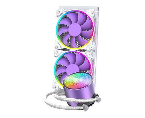Система водяного охолодження ID-Cooling Pinkflow 240 Diamond Purple, зображення 2 Система водяного охолодження ID-Cooling Pinkflow 240 Diamond Purple, зображення 2